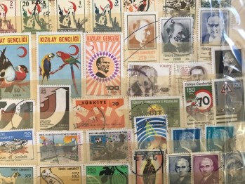 150 Adet Damgalı Türk Pulları