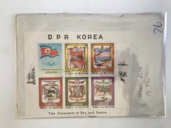 15 Adet DPE Korea Pul