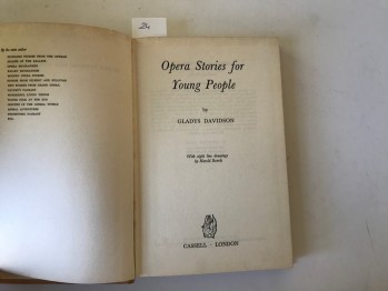 Opera Stories For Young People(Ciltli), Cassell London, 1958, 182 s.