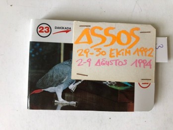 Assos/Albümlü Fotoğraflar (25 adet), 29-30 Ekim 1992, 2-9 Ağustos 1994