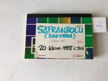 Safranbolu/Dadybra Albümlü Fotoğraflar (37 adet), 20 Kasım 1993