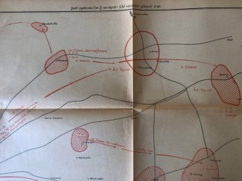 Şark Cephesinin 3 ve ¾ Son Teşrin-336 Vaziyetini Gösterir Kroki/ Kroki-13 , 1937-  100 Sayılı Askeri Mecmuanın Tarih Kısmı