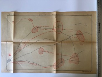 Şark Cephesinin 3 ve ¾ Son Teşrin-336 Vaziyetini Gösterir Kroki/ Kroki-13 , 1937-  100 Sayılı Askeri Mecmuanın Tarih Kısmı