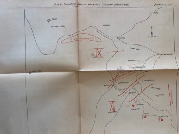 12 ve 9. Tümenlerin Taaruz Edecekleri İstikameti Gösterir Kroki/Kroki-3-Şark Cephesi Mekez Grupunun 28. Eylül 336 Tarihindeki Taaruzunu Gösterir Kroki/ Kroki-4-  100 Sayılı Askeri Mecmuanın Tarih Kısmı