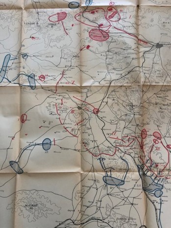 14 Temmuz-337 Harekati(12.Grupun Geri Çakılması),Kroki-4,İstanbul,Askeri Matbaası 1936-  100 Sayılı Askeri Mecmuanın Tarih Kısmı