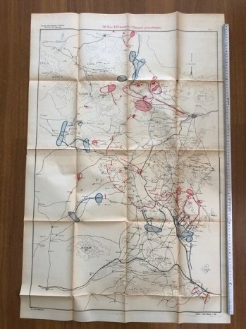 14 Temmuz-337 Harekati(12.Grupun Geri Çakılması),Kroki-4,İstanbul,Askeri Matbaası 1936-  100 Sayılı Askeri Mecmuanın Tarih Kısmı