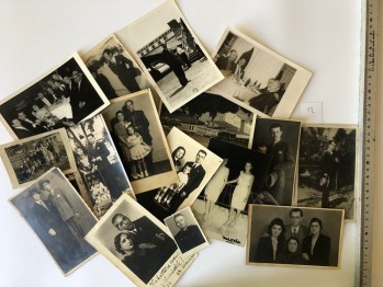 16 Adet Siyah Beyaz Fotoğraf