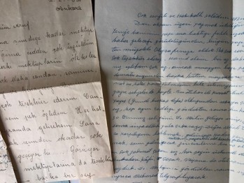 El Yazması 13 Adet  Muhtelif  Mektup