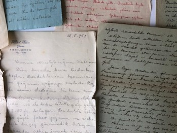 El Yazması 13 Adet  Muhtelif  Mektup