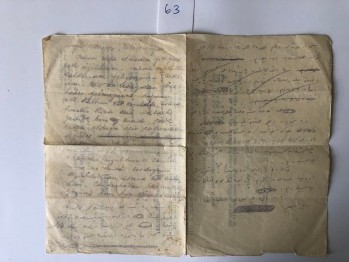 1936 Tarihli Tatko Company Şirketine Ait Evrak ve Arkasına Yazılmış  Osmanlıca-Türkçe Mektup