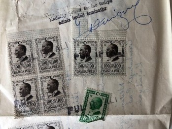 Ayşe Değirmen Adına 1985 Tarihli 15 Adet Pullu Senet