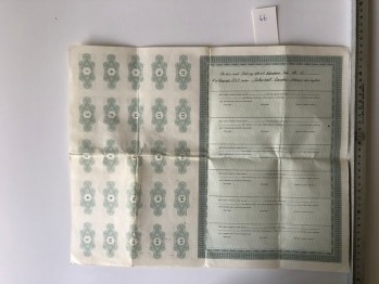 Beş Bin Türk Lirası İtibari Değerinde Nama Muharrer Beş Hisse Senedi-Hastaş Öğretim ve Sağlık Kurumları Anonim Ortaklığı, 1969