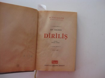 Diriliş-Tolstoy (Ciltli)