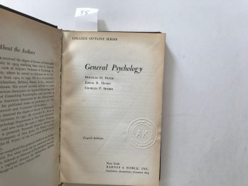 General Psychology-Douglas H. Fryer, Edwın R. Henry, Charles P. Sparkes, Fourth,1954, 300 s. (Ciltli)