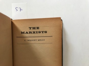 The Marxists-C. Wright Mills, Penguın, 1963,460 s. ( Ciltli)