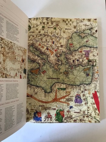 Piri Reis 1513 Dünya Harita XIII. Y.Y. Sonrası İslam - Osmanlı Haritacılığı, Zenginleştirilmiş Gerçek Teknikleriyle / Boyut,  262 s.