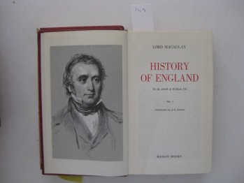 History Of England –Lord Macaulay(Ciltli ,2 adet kitap)