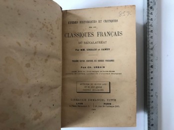 Claasiques Français (ciltli)