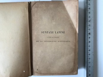 Syntaxe Latine (ön ve arka kapak yok)