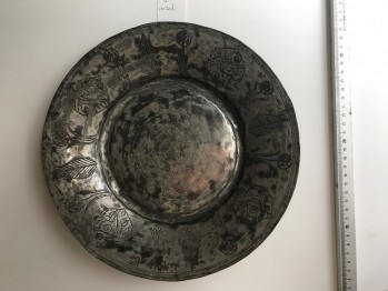 Osmanlı Dönemi Bakır Tabak/ (Mühürlü)	150 TL