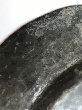 Osmanlı Dönemi Bakır Tabak/24,5x6 (Mühürlü)