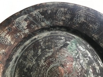 Osmanlı Dönemi Bakır Tabak/30x6