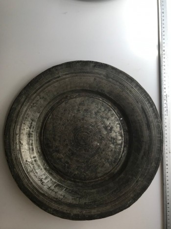 Osmanlı Dönemi Bakır Tabak/39,5x9
