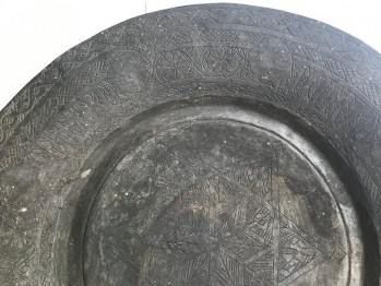 Osmanlı Dönemi Bakır Tabak/37x8