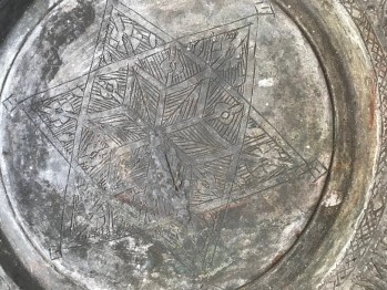 Osmanlı Dönemi Bakır Tabak/37x8