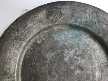 Osmanlı Dönemi Bakır Tabak/31,5