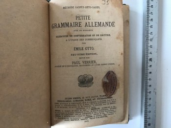 Grammaire Allemande (ciltli)