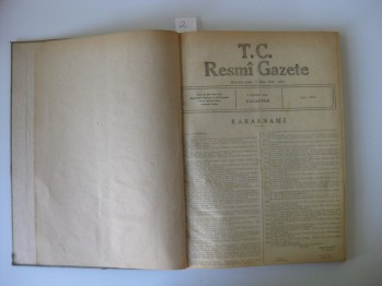 Resmi Gazete- Sayı:9647, 1 Temmuz 1957, (ciltli)