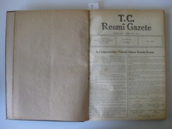 Resmi Gazete- Sayı:9524, 1 Şubat 1957, (ciltli)