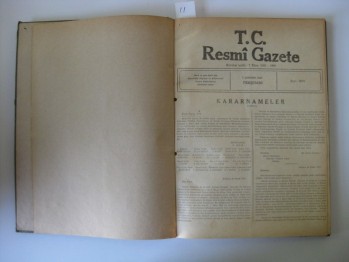 Resmi Gazete- Sayı:9670, 1 Ağustos 1957, (ciltli)