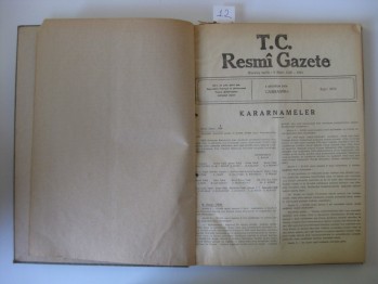 Resmi Gazete- Sayı:9370, 1 Ağustos 1956, (ciltli)