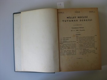 Millet Meclisi Tutanak Dergisi-18 Nisan 1963 (Cilt 16), (Ciltli)