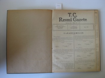 Resmi Gazete- Sayı:9472, 1 Aralık 1956, (ciltli)