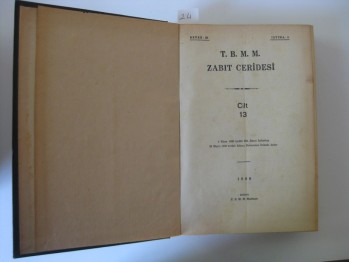 T.B.M.M. Zabıt Ceridesi-1960 (Cilt 13), (Ciltli)