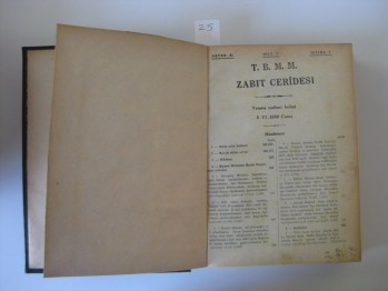 T.B.M.M. Zabıt Ceridesi-1959 (Cilt 9), (Ciltli), Yetmiş Yedinci İnikat