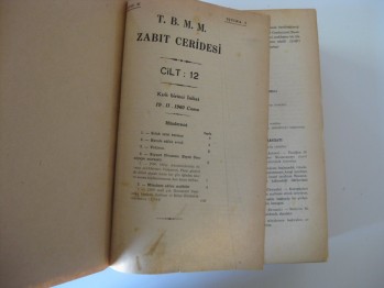 T.B.M.M. Zabıt Ceridesi-19 Şubat 1960 (Cilt 12), (Ciltli), Kırk Birinci İnikat