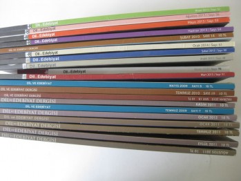 Dil Ve Edebiyat Aylık Dil Edebiyat Ve Kültür Dergisi (20 Adet) Lot