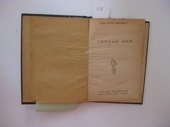 Toprak Ana-F.Hüsnü Dağlarca/Varlık,1950,95 s. (Ciltli)