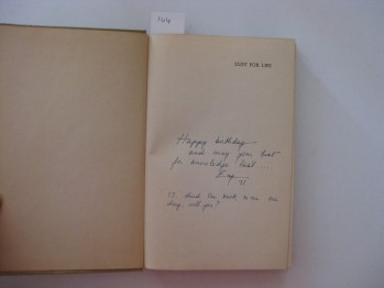 Lust For Life –Irving Stone (imzalı)