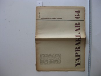 Aylık Fikir ve Sanat Dergisi-1964, Sayı:4