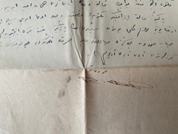 Osmanlıca Mektup (İmzalı), 11.11.1954