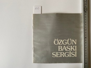 Özgün Baskı Sergisi-1982