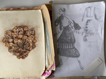 Pastel ve Karakalem Çizim Çalışmaları (98 Adet)