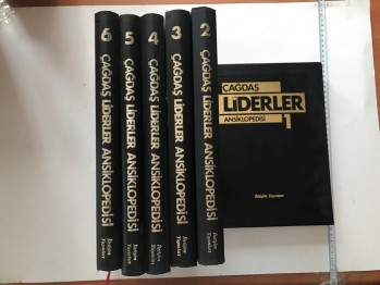 Çağdaş Liderler Ansiklopedisi 6 Cilt (Ciltli), İletişim Yayınları.