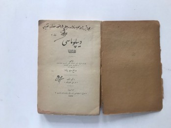 Diplomasi(Malumat-i Esasi) Çorluzade Salih Münir Paşa- 2 Cilt Takım,Yazarından İMZALI İTHAFLI