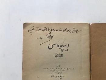 Diplomasi(Malumat-i Esasi) Çorluzade Salih Münir Paşa- 2 Cilt Takım,Yazarından İMZALI İTHAFLI